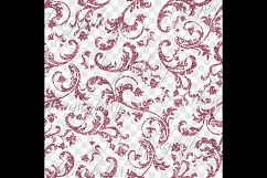 42 Rose Gold Glitter Seamless Damask Ornament Overlays PNG Product Image 8