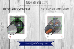 Halloween ghost Cross stitch pattern PDF Product Image 2