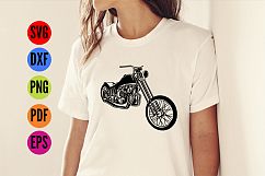 Harley Davidson Motorcycle SVG Cutting File  Product Image 4