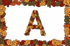 Autum Alphabet- SVG Bundle Product Image 2