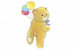 Assorted Bears | 6 PNG clip art illustrations Product Image 4
