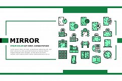 Mirror Installation Landing Header Vector Product Image 1