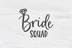 Bride squad wedding SVG, EPS, PNG, DXF Product Image 1
