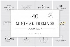 200 Minimal Premade Logo Bundle Product Image 7