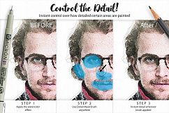 Realistic Watercolor Portrait Effect for Photoshop Product Image 3
