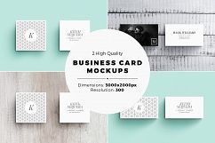 Business Card MockUps with Templates Product Image 1