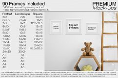 Kids Room &amp; Frame Mockup Product Image 22