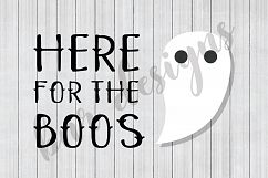 Halloween SVG, Ghost SVG, Boo SVG, SVG Files, DXF File Product Image 1
