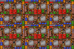 Patterns of electrical board, with electronic components. Product Image 5