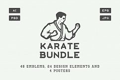 Vintage Karate Emblems Bundle Product Image 1