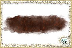 Chocolate Coffee Brown Glitter Brush Strokes 24 PNG Aqua clipart Splashes  Product Image 11