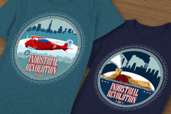 Industrial revolution. T-shirt or poster illustration. Product Image 4