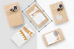 Isolated Gift Christmas Mockup Product Image 7