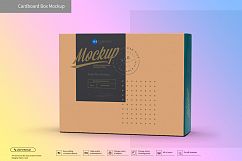 Cardboard Box Mockup Product Image 3