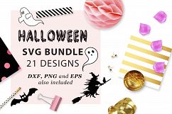 Halloween and Fall SVG bundle DXF PNG EPS Product Image 1