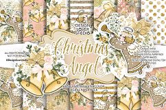 Christmas Angel digital paper pack Product Image 1