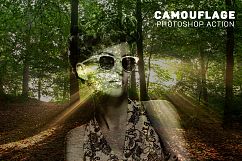 Camouflage Photoshop Action Product Image 3