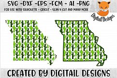 Missouri Cactus SVG Cut File For Silhouette - Cricut Product Image 1