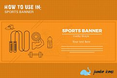 Sports Line Icons Set Product Image 4