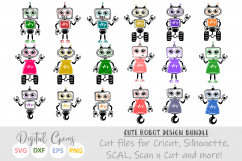 Robots SVG / EPS / DXF Files Product Image 1