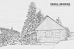 Pencil Drawing Photoshop Action Product Image 2