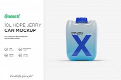 10L HDPE Jerry Can Mockup Product Image 3