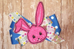 Easter Bunny Face ITH Feltie Applique Embroidery Design Product Image 2