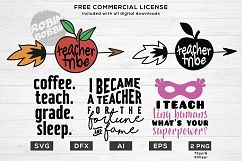 Teacher Life Bundle Designs for T-Shirt, Hoodies, Mugs and more Product Image 3