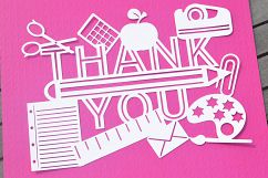 Teacher Thank you SVG / DXF / EPS Files Product Image 5