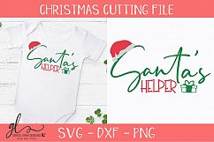 Santa&#039;s Helper SVG - Christmas Cut File - SVG, DXF &amp; PNG Product Image 1