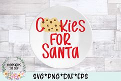 Cookies For Santa SVG Cut File Product Image 1