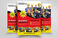Construction Firm Advertising Flyer Product Image 1