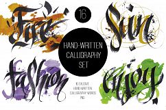 Hand-written Calligraphy Set Product Image 1