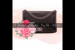 12 Painted Separated Luxury Bag Clip Arts, Fashion Clip Arts Product Image 8