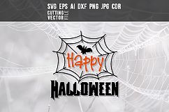 Happy Halloween - svg, eps, ai, cdr, dxf, png, jpg Product Image 1