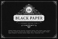 26 Black Paper Texture Backgrounds Product Image 1