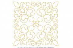 Quilt Block Stipple 13 - Machine Embroidery Design in 3 size Product Image 2