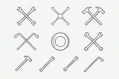 Mechanic and Car Repair Emblems Bundle Product Image 3