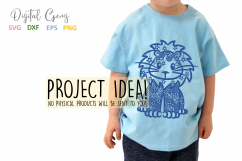 Lion paper cut SVG / DXF / EPS files Product Image 2