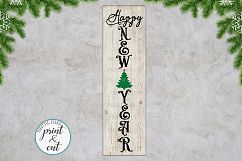 Merry Christmas Happy New Year Believe bundle vertical sign Product Image 4