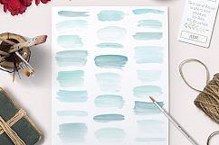 Watercolor Photoshop brushes brush strokes with bonus PNG Product Image 2