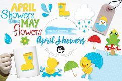 April Showers  graphics and illustrations Product Image 1
