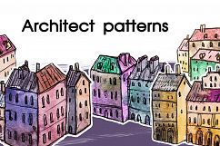 Watercolor architectural patterns Product Image 1