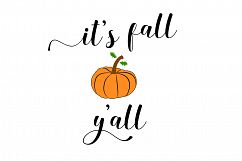 AA33 - It&#039;s fall y&#039;all Bundle-Pumpkin- fall- SVG Cut File Product Image 4