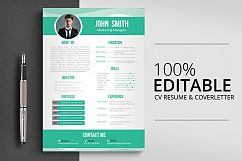 CV Resume &amp; Coverletter Template Product Image 1