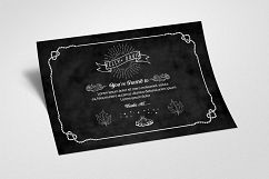 Chalk Board Style Wedding Invitaion Cards Pack Product Image 6