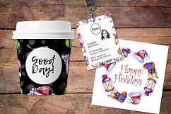 Amazing New Year's ollection PNG watercolor set Product Image 3