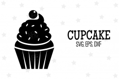 Cupcake SVG File, V3 Product Image 1