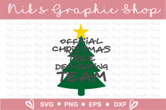 Christmas Tree Svg, Tree Decorating Team Svg, Team Svg Product Image 2