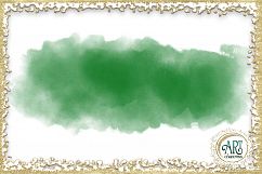 Green Shamrocks Clover Glitter Brush Strokes 24 PNG clipart Splashes  Product Image 5